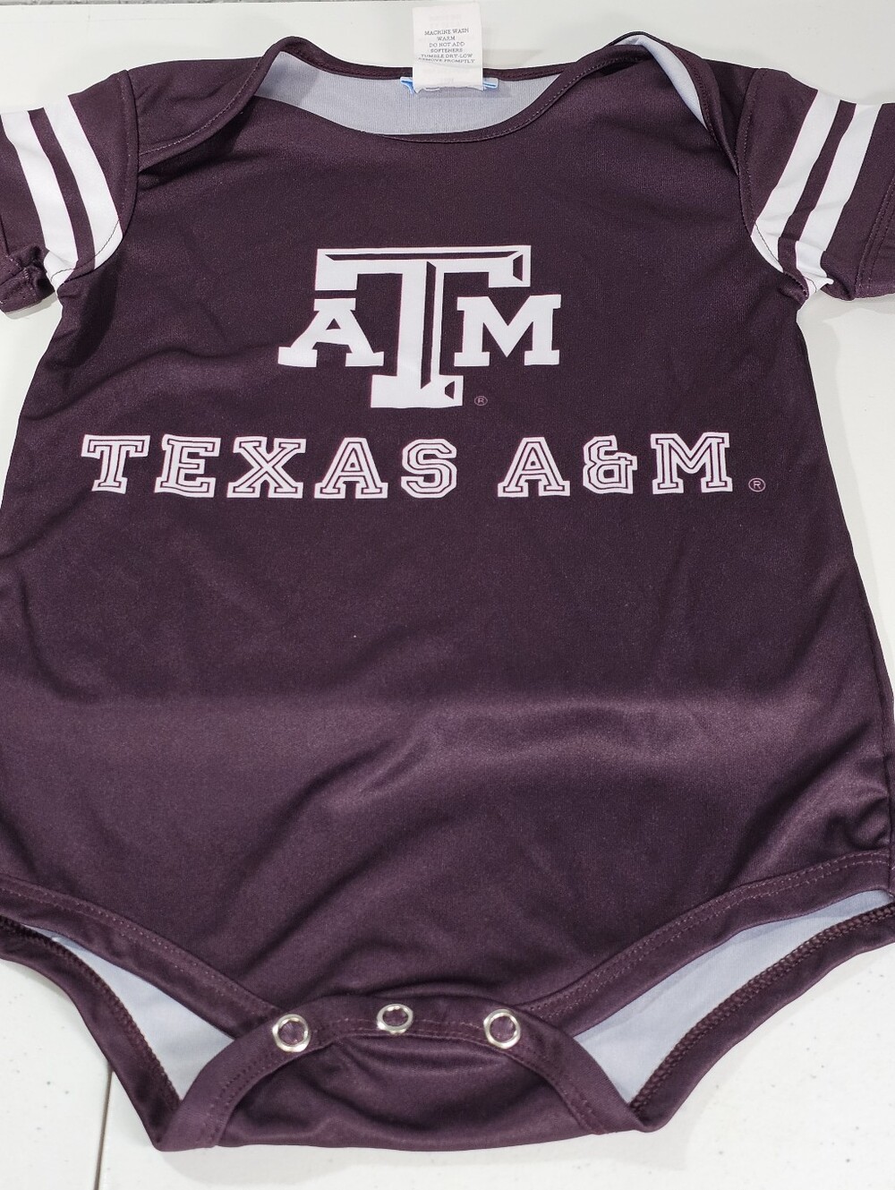 Texas A&M Aggies football romper 18 months